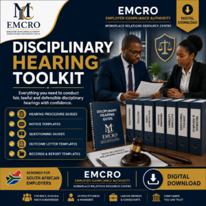 EMCRO Disciplinary Hearing Toolkit
